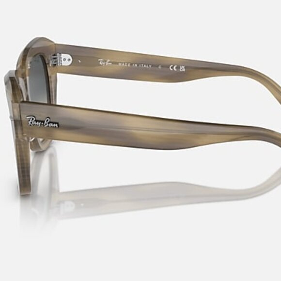 NEW RAY-BAN State Street – Polished Striped Green Frame, Grey Lenses (NWT) - Picture 2 of 2